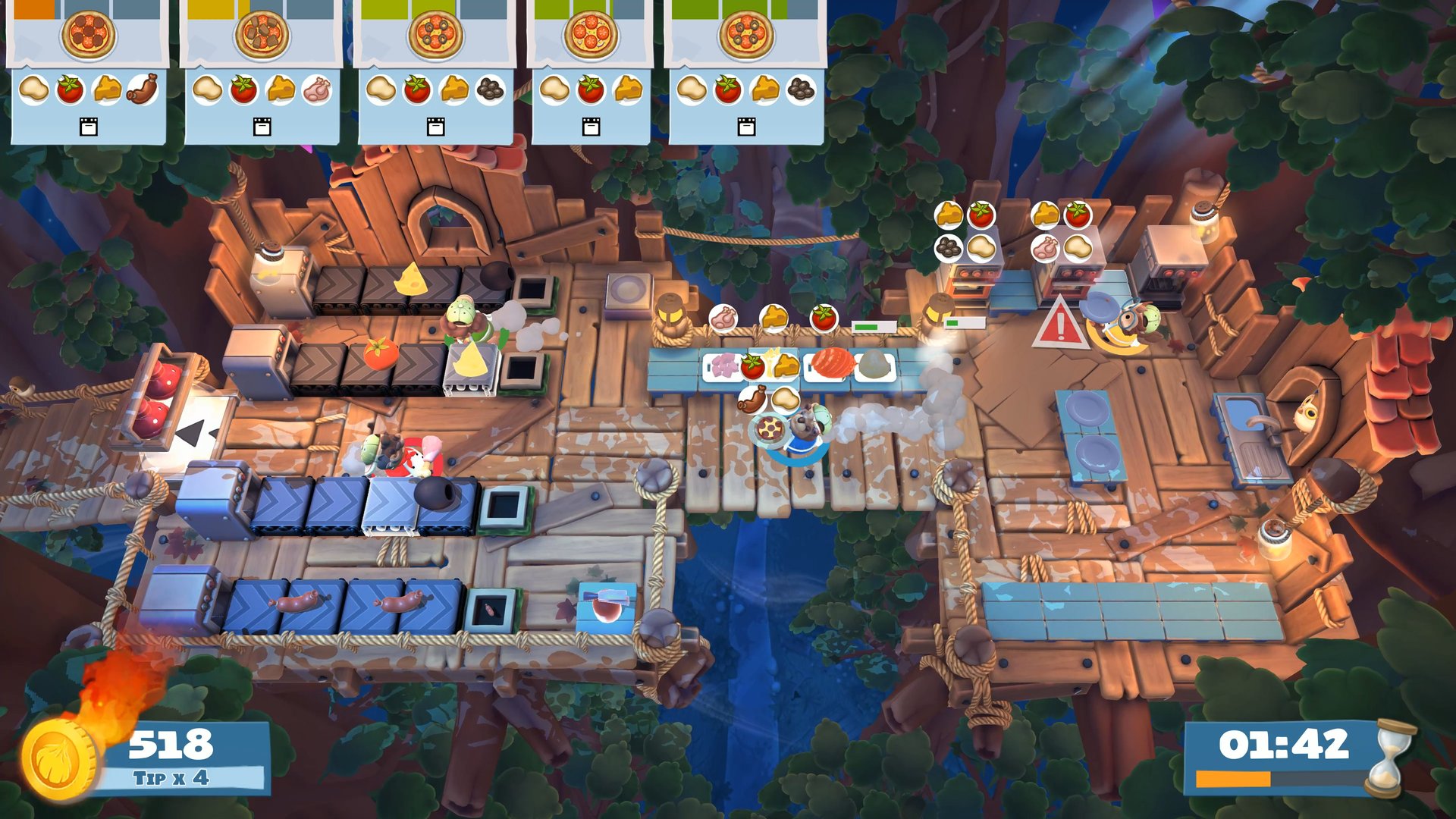 Overcooked 2 – kucharze przygotowują posiłki w wymagającej kuchni