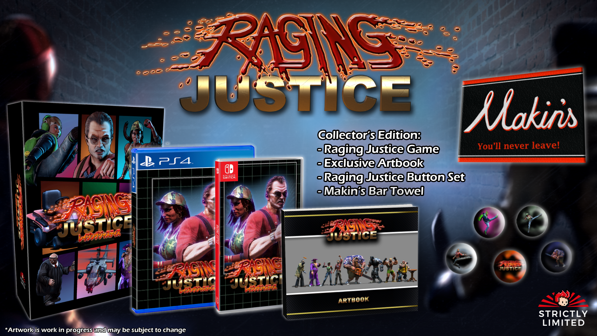 RAGING JUSTICE gets physical!