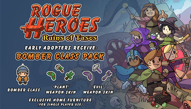 Rogue Heroes: Ruins of Tasos - Out Now on Nintendo Switch & Steam!