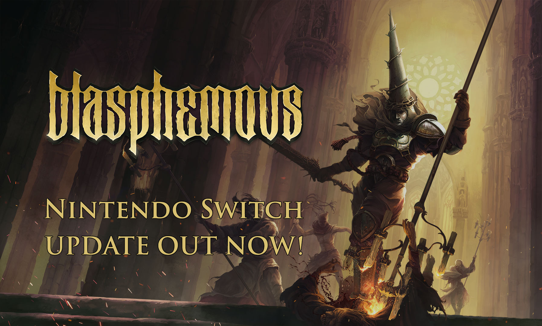 Blasphemous – Nintendo Switch Update & Russian/Portuguese Language Support!  - Team17 Digital LTD - The Spirit Of Independent Games