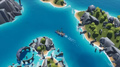 An image showing the stunning seas and lands that you will be able to traverse when playing King of Seas.