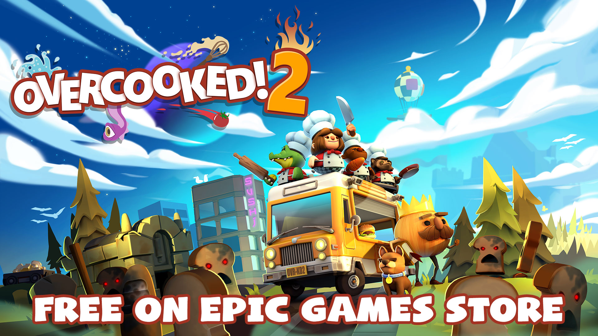 Thanksgiving undergrundsbane instans Overcooked! 2 – Free on Epic Games and PC Crossplay Patch - Team17 Digital  LTD - The Spirit Of Independent Games