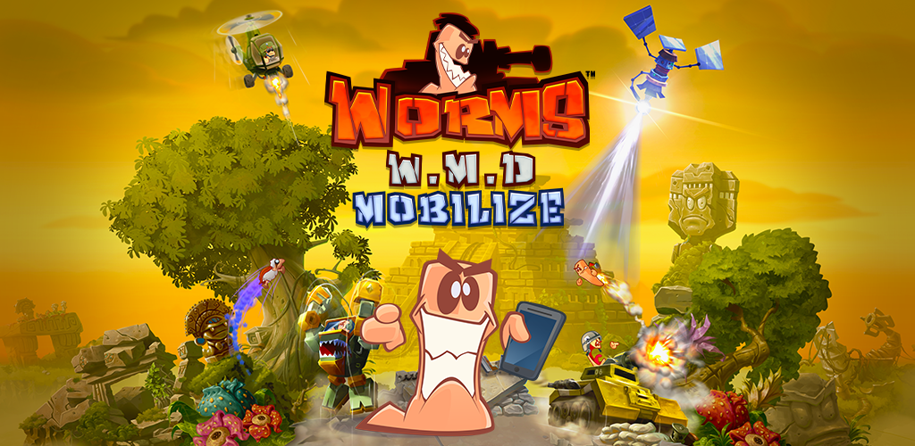 Revisión: Explora la guerra de los gusanos desde tu celular con Worms WMD Mobiliz!
